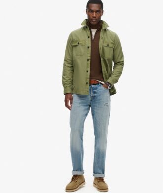 Camicia militare a maniche lunghe