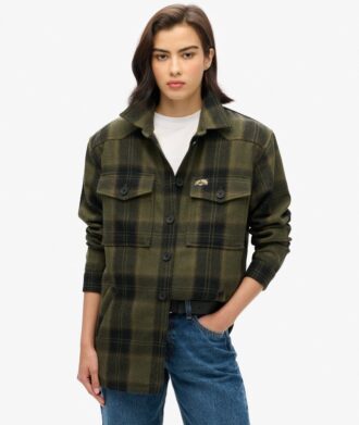 Camicia oversize a quadri Borg