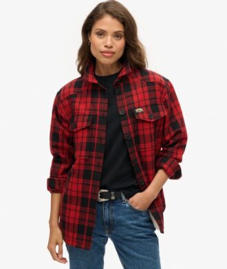 Camicia oversize a quadri Borg