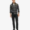 Camicia oversize a quadri ricamata Camicia oversize a quadri ricamata