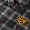 Camicia oversize a quadri ricamata Camicia oversize a quadri ricamata