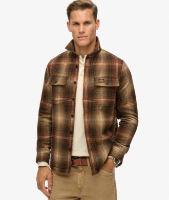 Camicia oversize in lana Miller