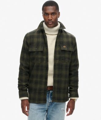 Camicia oversize in lana Miller