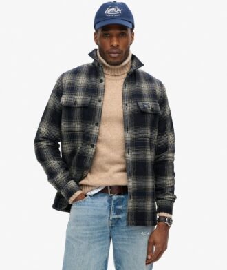 Camicia oversize in lana Miller