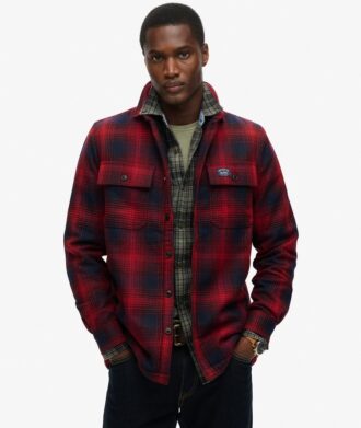 Camicia oversize in lana Miller
