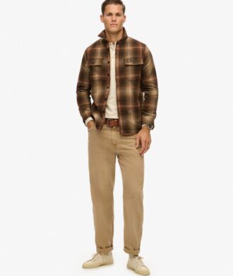 Camicia oversize in lana Miller