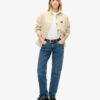 Camicia oversize in velluto a coste