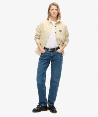 Camicia oversize in velluto a coste