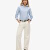 Camicia slim a maniche lunghe in stile Oxford