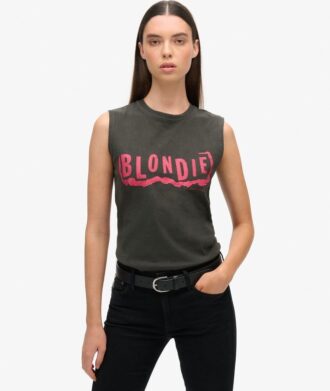 Canotta aderente Blondie X Superdry