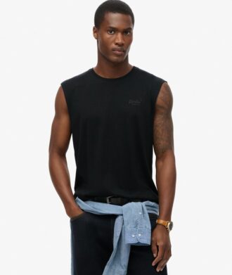 Canotta con logo Essential in Organic Cotton