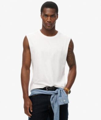Canotta con logo Essential in Organic Cotton
