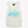 Canotta con scollo rotondo e logo Vintage neon Canotta con scollo rotondo e logo Vintage neon