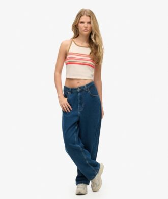 Canotta da surf a righe Vintage