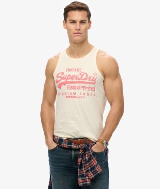 Canotta Heritage Vintage con logo classico