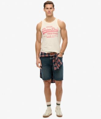 Canotta Heritage Vintage con logo classico