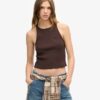 Canotta Racer con logo Essential