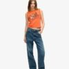 Canotta slim con grafica del logo Vintage