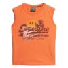 Canotta slim con grafica del logo Vintage