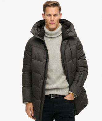 Cappotto imbottito City Chevron