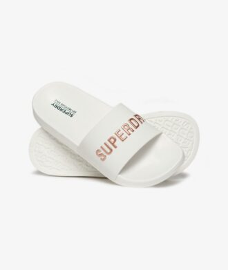 Ciabatte da piscina vegane con logo