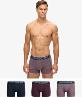 Confezione da tre boxer in Organic Cotton