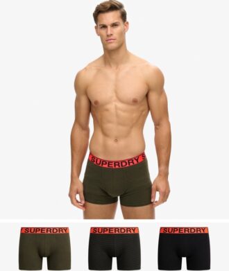 Confezione da tre boxer in Organic Cotton