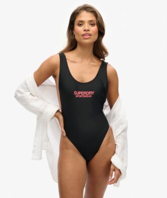 Costume da bagno con scollo a V elastico