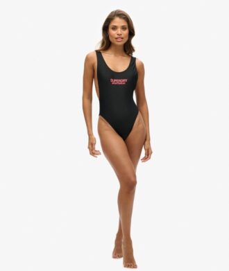 Costume da bagno con scollo a V elastico