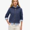 Felpa con cappuccio e zip con logo Essential