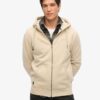 Felpa con cappuccio e zip con logo Essential Felpa con cappuccio e zip con logo Essential