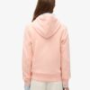 Felpa con cappuccio e zip con logo Essential