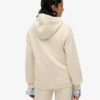 Felpa con cappuccio e zip con logo Essential