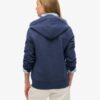 Felpa con cappuccio e zip con logo Essential