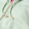 Felpa con cappuccio e zip con logo Essential