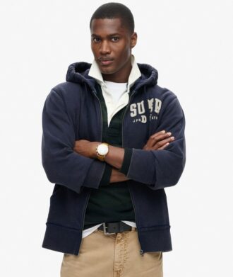 Felpa con cappuccio e zip Vintage Athletic