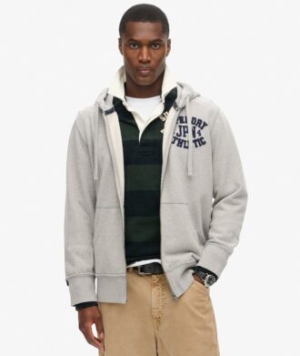 Felpa con cappuccio e zip Vintage Athletic