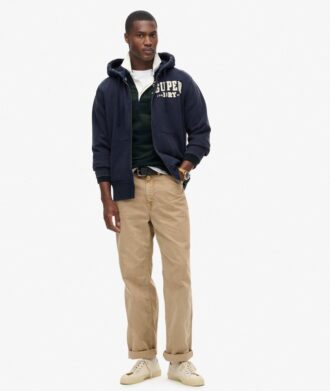 Felpa con cappuccio e zip Vintage Athletic