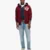 Felpa con cappuccio e zip Vintage Athletic