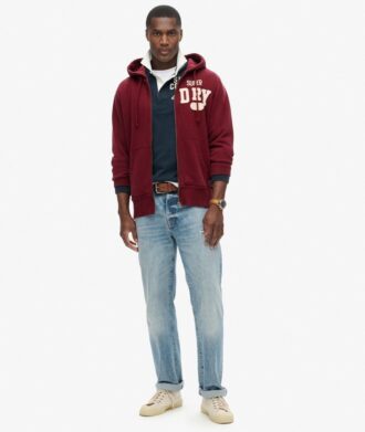 Felpa con cappuccio e zip Vintage Athletic