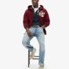 Felpa con cappuccio e zip Vintage Athletic