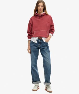 Felpa con cappuccio Essential Logo Overdyed