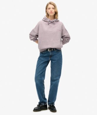 Felpa con cappuccio Essential Logo Overdyed