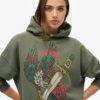 Felpa con cappuccio Neo Trad Tattoo Relaxed Felpa con cappuccio Neo Trad Tattoo Relaxed