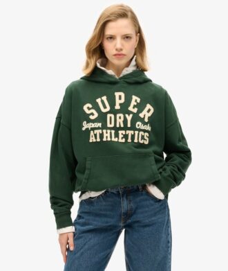 Felpa con cappuccio oversize con applicazione Athletic Essentials