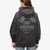Felpa con cappuccio oversize e zip Athletic Essentials Felpa con cappuccio oversize e zip Athletic Essentials