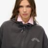 Felpa con cappuccio oversize e zip Athletic Essentials Felpa con cappuccio oversize e zip Athletic Essentials