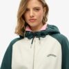 Felpa con cappuccio oversize raglan con zip e logo Essential Felpa con cappuccio oversize raglan con zip e logo Essential