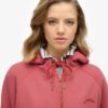 Felpa con cappuccio oversize raglan con zip e logo Essential