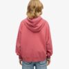 Felpa con cappuccio oversize raglan con zip e logo Essential